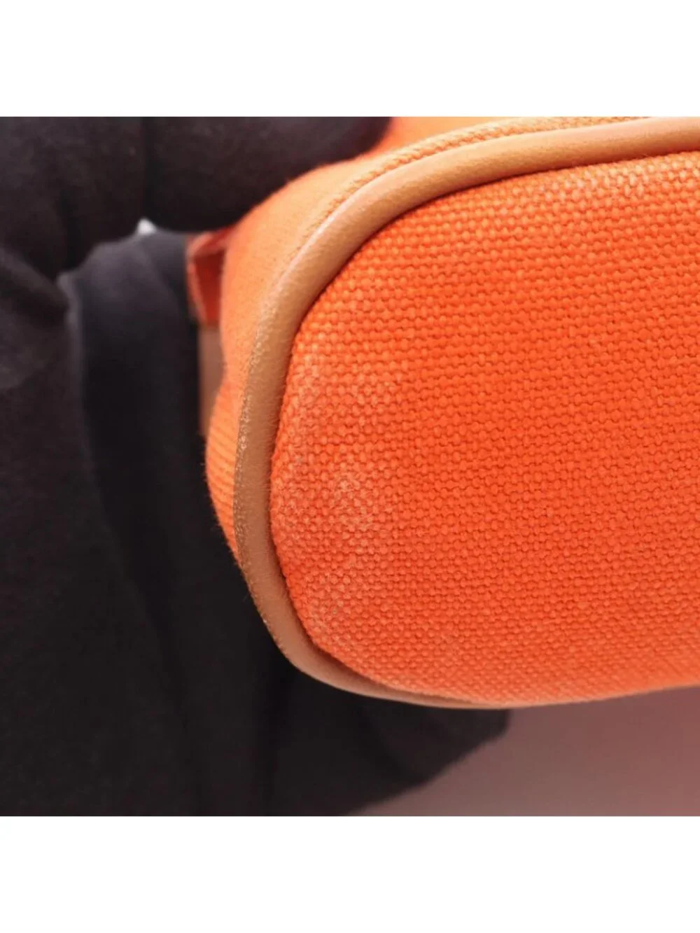 Hermes Pouch Bolide 20 Mini Orange Fu Canvas